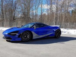2018 McLaren 720S Marble Blue by WrapStyle